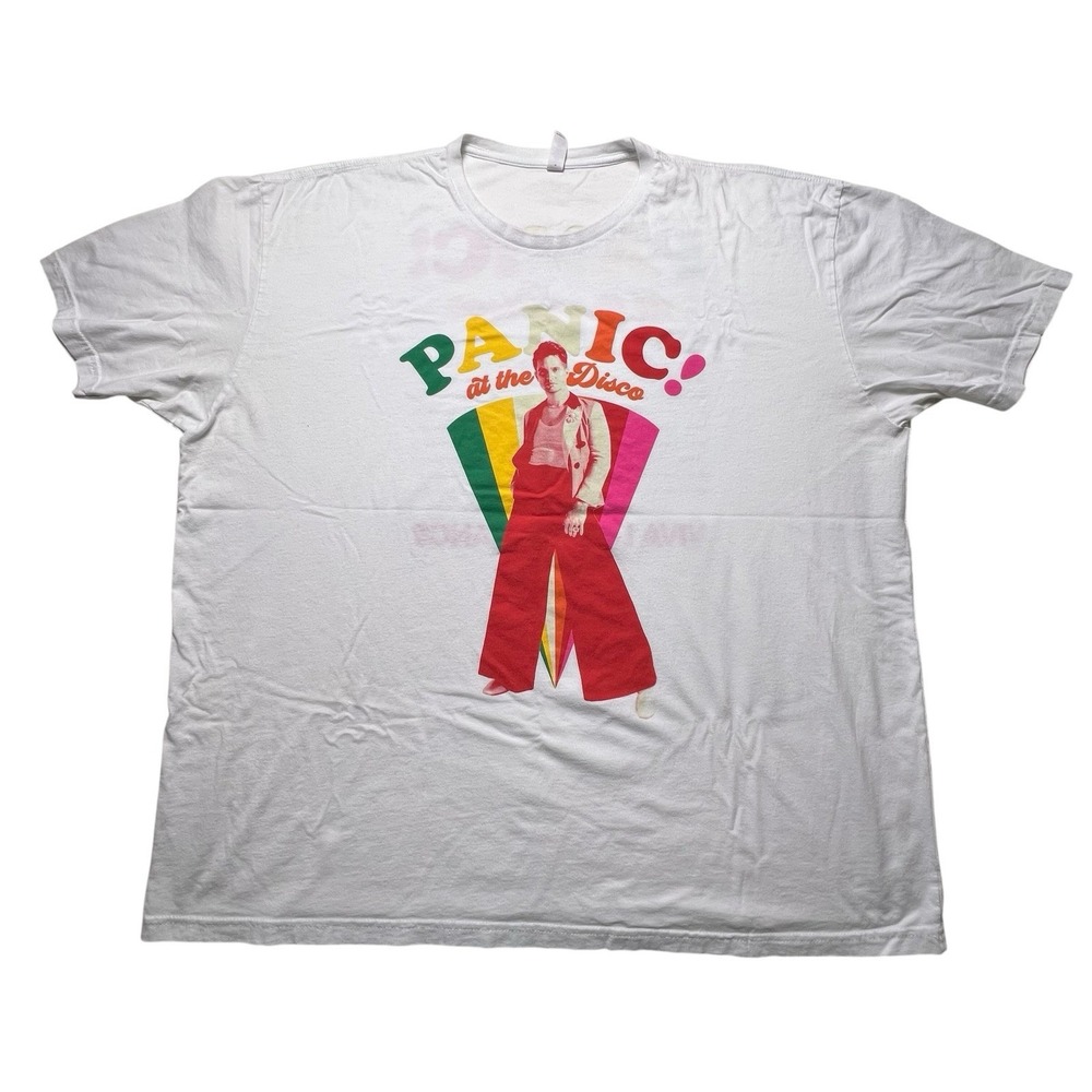 Panic at the Disco Viva Las Vengeance 2022 Tour Shirt 3XL Brendon Urie White